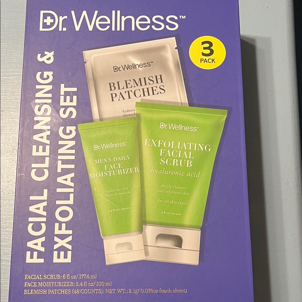 Dr. Wellness Facial Cleansing and Exfoliating Facial Set